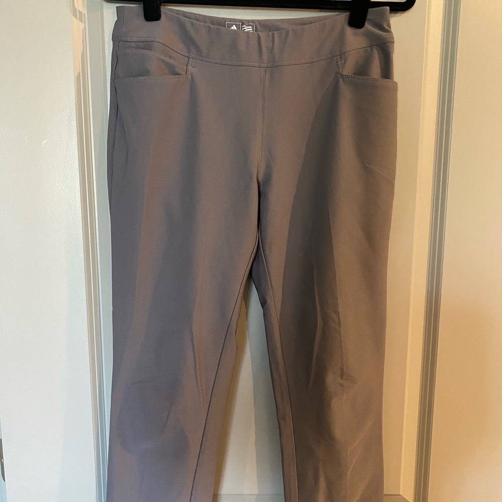 Adidas Pull on Ankle Pants - Golf. Gray - size small
